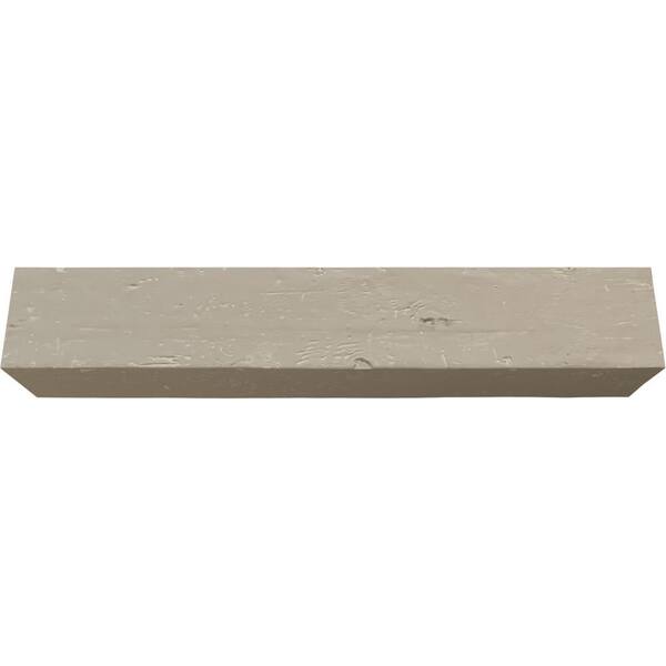 Ekena Millwork Endurathane 4 in. H x 10 in. W x 24 ft. L Knotty Pine Cashmere Faux Wood Beam