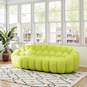 Magic Home 98.4 in. Armless Roche Bubble 1-Piece Fabric Curved