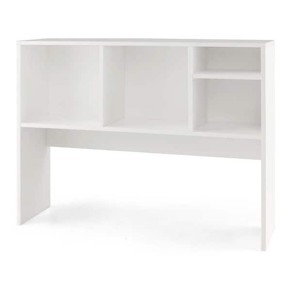 YIYIBYUS 18.2 in. Wide White 5-Shelf Floor Standing Rotating Counter  Bookcase PVC Desktop Bookshelf BGQH2F6HWDFKH - The Home Depot