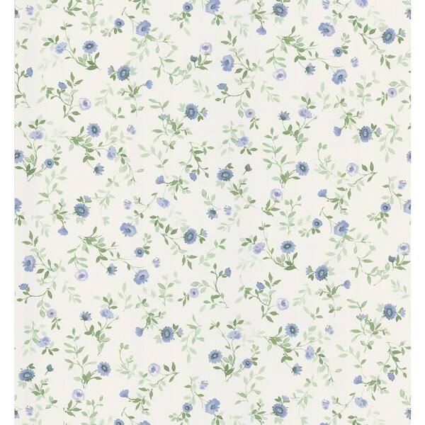 Brewster Wash Floral Vinyl Peelable Roll Wallpaper (Covers 56.38 sq. ft.)