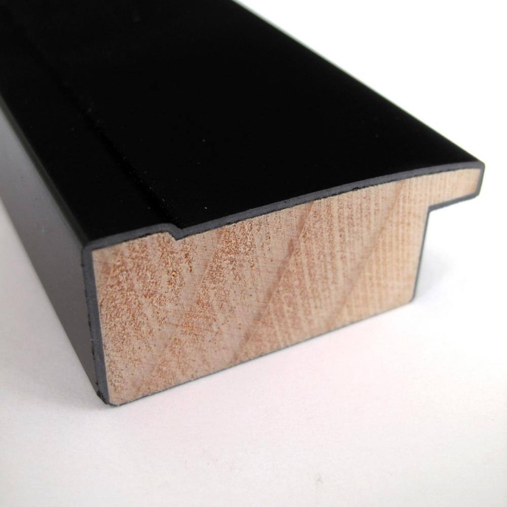 Nero Black Wood Framed Magnetic Board 30 x 19 in.