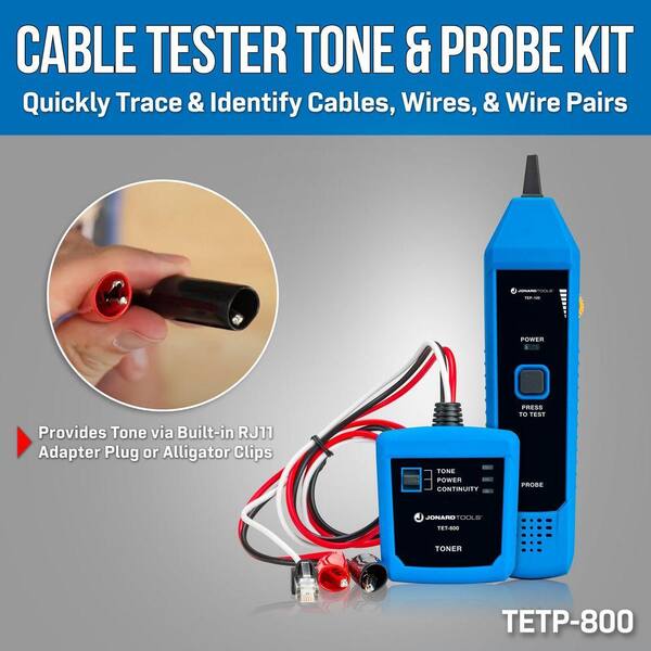 Jonard Security and Alarm Tool Kit Plus with Tone and Probe