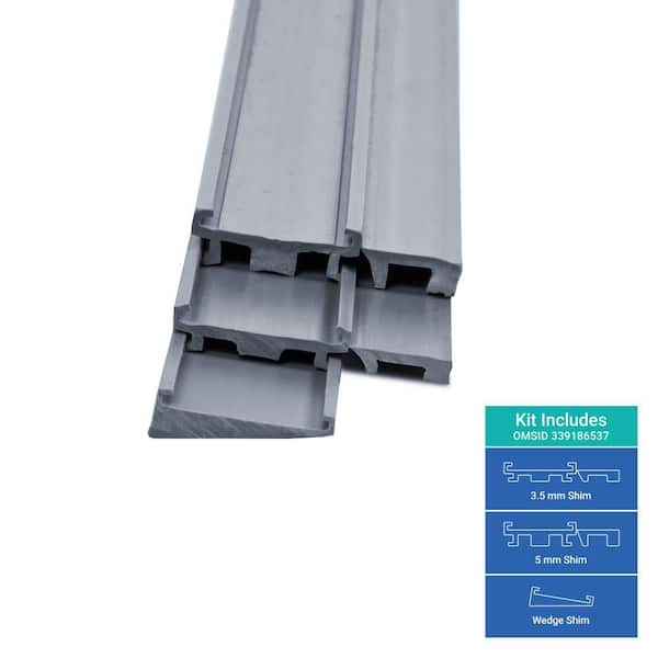 PERFORMANCE ACCESSORIES Grey 0.5 in. T x 1.5 in. W x 78.7 in. L