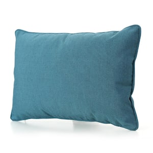 Bethnal Teal Rectangular Outdoor Throw Pillow