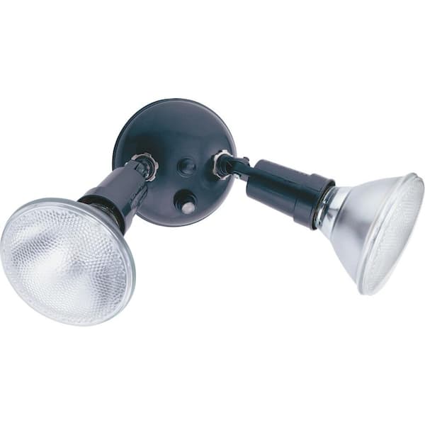 Lithonia Lighting Contractor Select OFTH 150-Watt Bronze Dusk to Dawn 2-Light Outdoor Flood Light