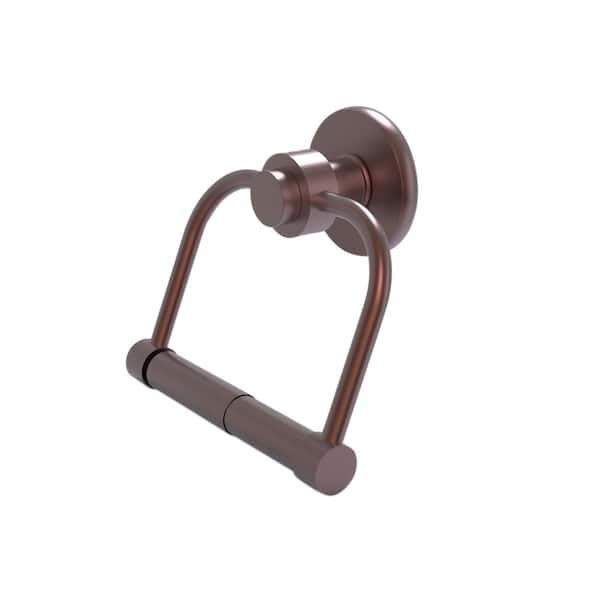 Allied Brass Mercury Collection Single Post Toilet Paper Holder in Antique Copper