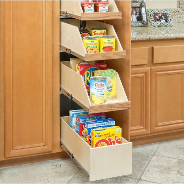 Slide A Shelf Made To Fit 8 In High, Diy Slide Out Shelves Kitchen Cabinets