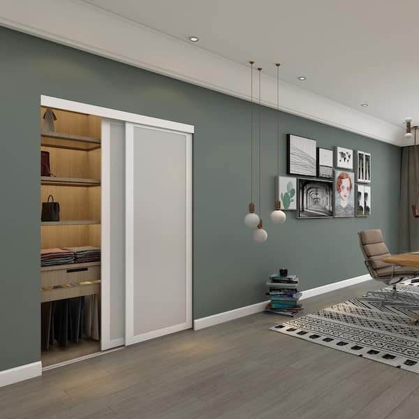 Colonial Elegance 60 in. x 80.5 in. 1-Lite Indoor Studio MDF Wood