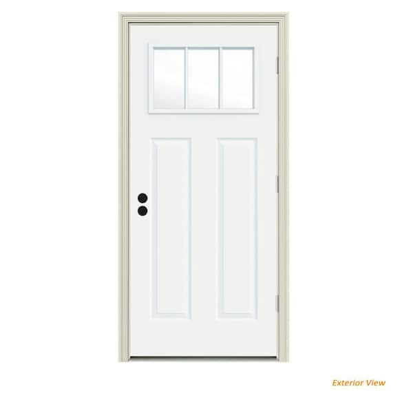 Therma-Tru Benchmark Doors Shaker 32-in X 80-in Fiberglass, 53% OFF