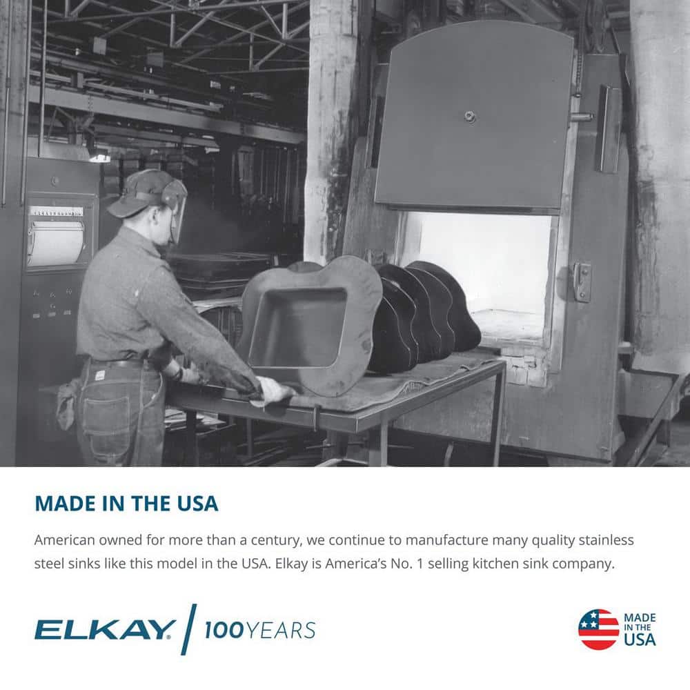 Elkay 24" Satin Stainless Steel Undermount Single Bowl Kitchen Sink