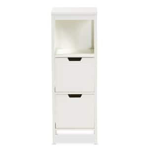Reuben White Wood Storage Cabinet
