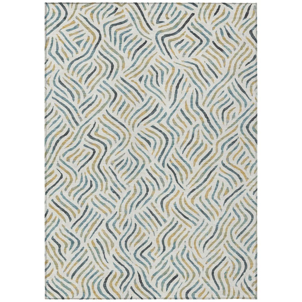 Addison Rugs Chantille Machine Washable Indoor/Outdoor Abstract ACN2474 ...