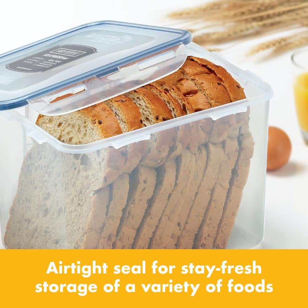 Clear 16.5-Cup BPA-Free Rectangular Food Storage Container