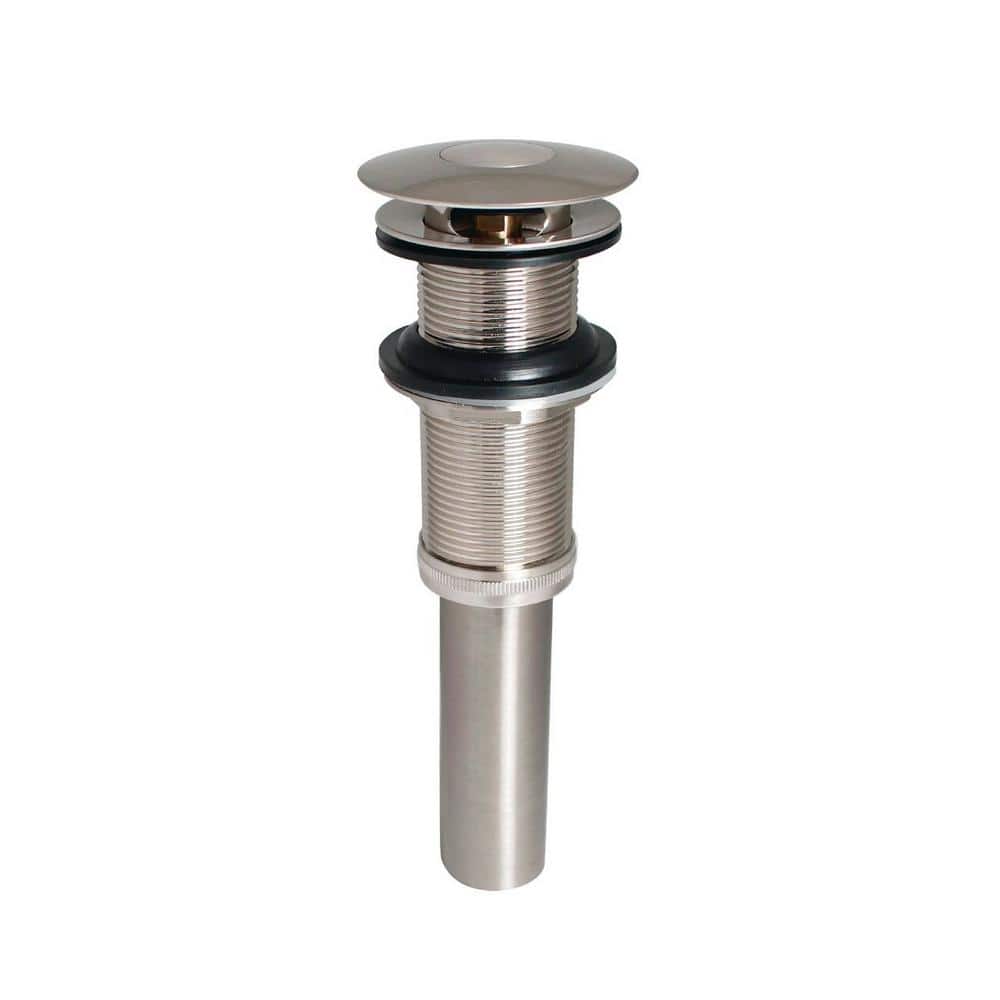 "DecoDRAIN 2-in-1 Brass Sink Drain, Push (Open/Close), Umbrella (Open), w/o Overflow, 2.7"" Cap, 1.6-2.2"" Sink Hole, BN" price history on PriceWatchPro