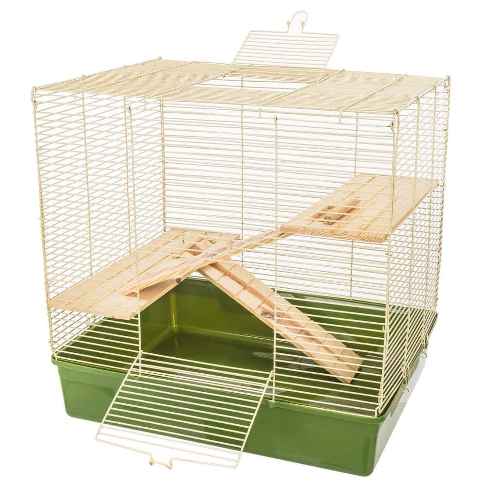 Ware Natural's Rat Cage with Wooden Shelves and Ramps - 20.5 in. x 16.5 in.  x 15.5 in. 16063 - The Home Depot