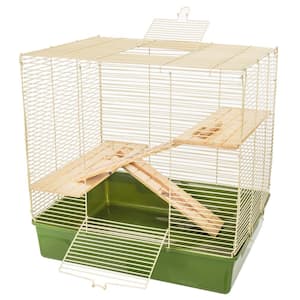 Natural's Rat Cage with Wooden Shelves and Ramps - 20.5 in. x 16.5 in. x 15.5 in.