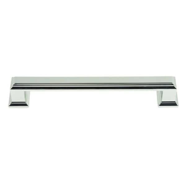 Atlas Homewares Sutton Place Collection 5.87 in. Polished Nickel Large Center-to-Center Pull