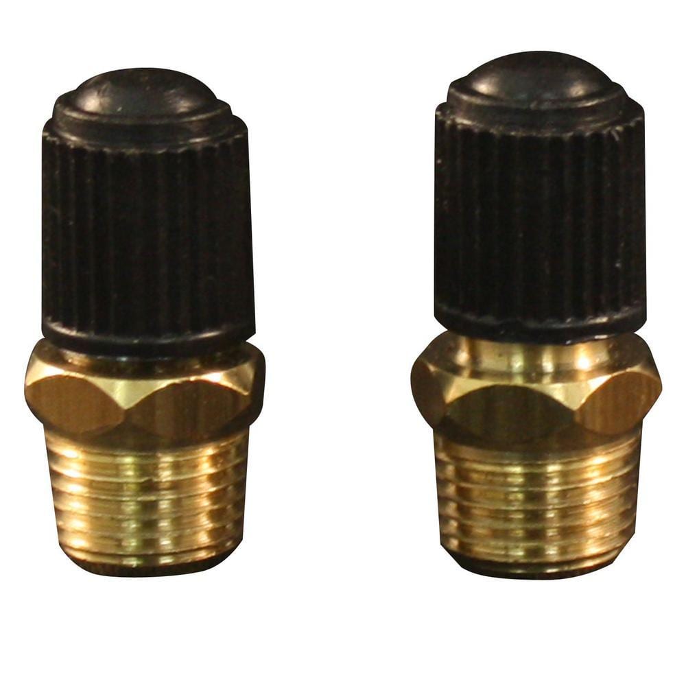 Milton 1/8 in. NPT Brass Tank Valve (Box of 100) 684BK - The Home