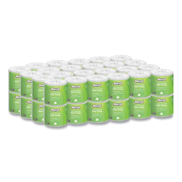 White Toilet Tissue (1000-Sheet 12 Rolls Per Pack) (2-Pack)