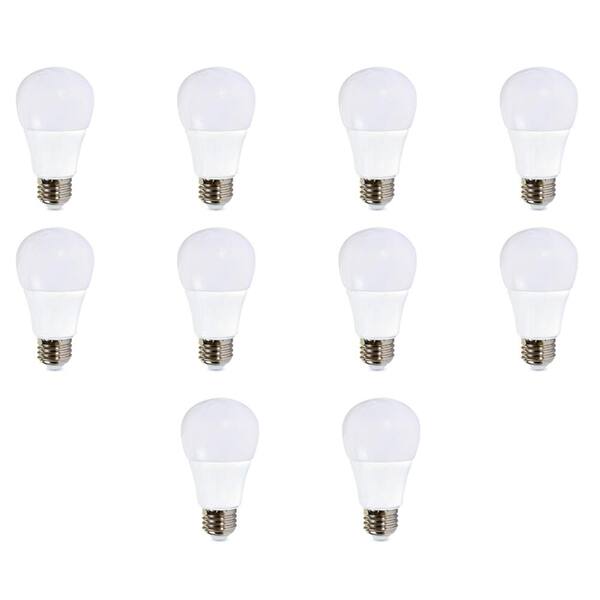 Verbatim 60-Watt Equivalent Soft White A19 Non-Dimmable LED Light Bulb (10-Pack)