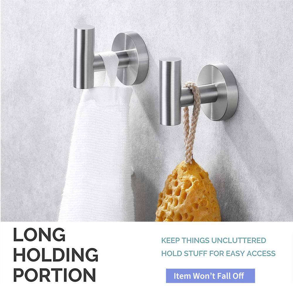 Stainless Steel Brushed Nickel 3-Piece Bathroom Hardware Set