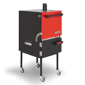 H1 Multi-purpose Stainless Steel Charcoal Oven and Smoker in Medium Rare