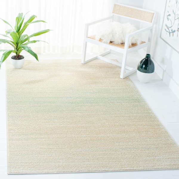Adirondack Green/Ivory 6 ft. x 9 ft. Gradient Area Rug