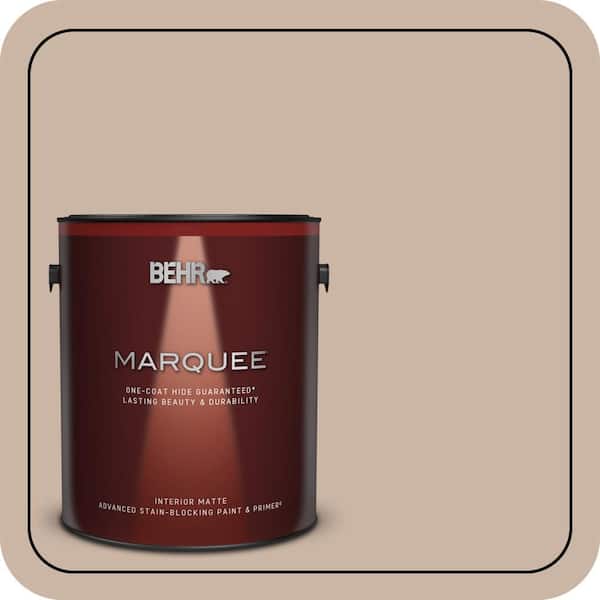 BEHR MARQUEE 1 gal. #BXC-13 Rustic Rose Matte Interior Paint & Primer