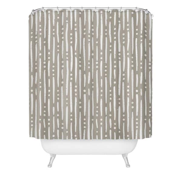 CoastL Studio Line Up in Sand Shower Curtain