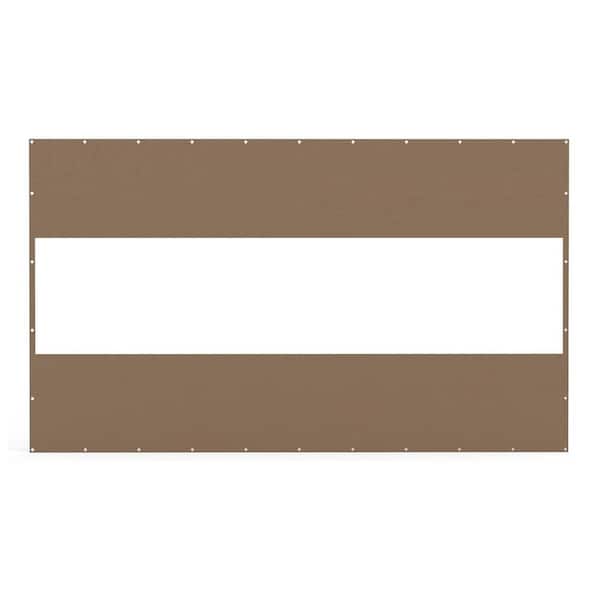 7 ft. x 12 ft. Waterproof PVC Privacy Screen in Brown