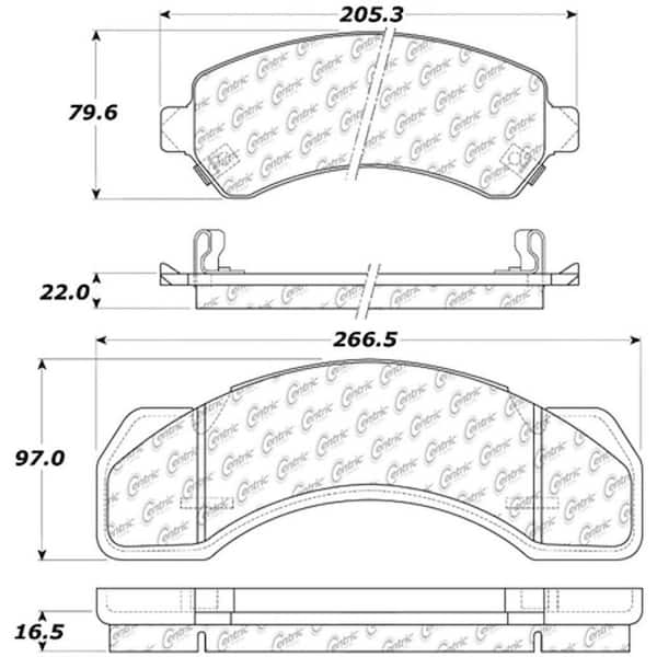 Centric Parts Disc Brake Pad Set
