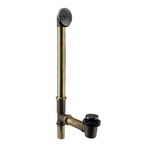 22-1/2 in. Tip-Toe Bath Waste with 20-Gauge Make-Up Tubing, Oil Rubbed Bronze
