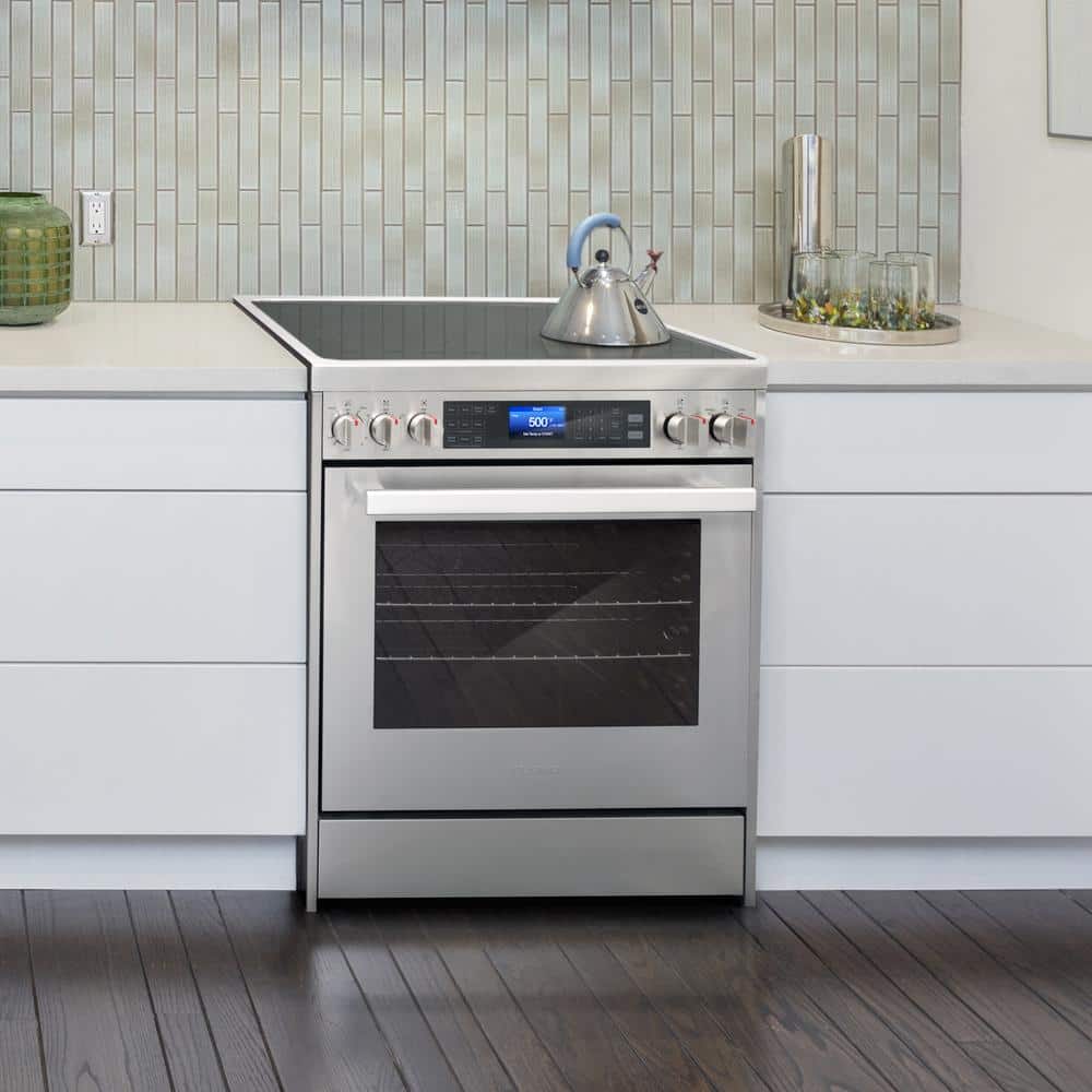 Cosmo 30" Stainless Steel Electric Range with Convection Oven