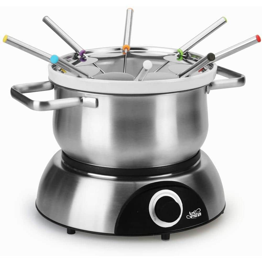 Vevor 3 qt. Stainless Steel Fondue Set