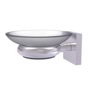 Montero Collection Wall Mounted Soap Dish in Satin Chrome