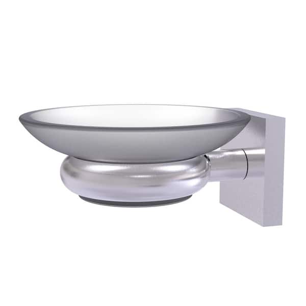 Allied Brass Oval Soap Basket in Satin Chrome Allied Brass Oval Soap Basket in Satin Chrome
