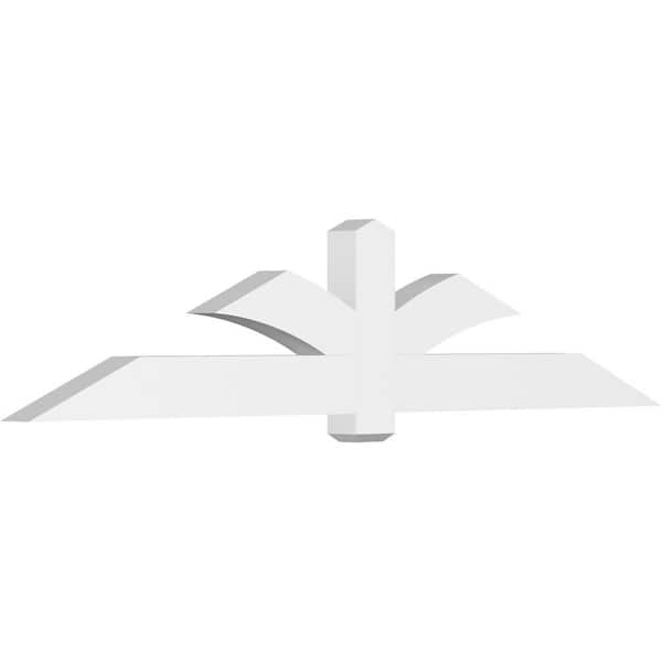 Ekena Millwork Redmond 96 in. W x 20 in. H x 4 in. D Signature Polyurethane Bracket