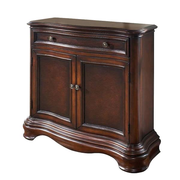 Pulaski Furniture 34 in. x 35 in. 2-Door Accent Chest in Brown