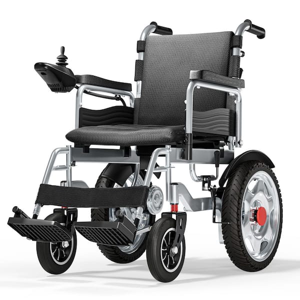Foldable Electric Wheelchair, 25+ Miles Long Travel Range, Portable All-Terrain Motorized Wheelchair