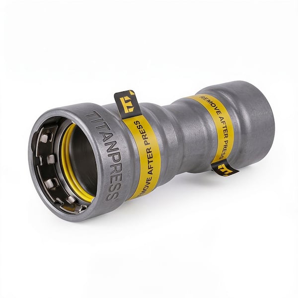 1-1/2 in. x 1-1/4 in. Carbon Steel Press Reducing Coupling HNBR Gas