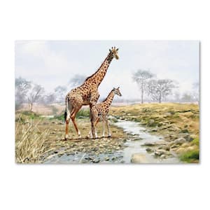 30 in. x 47 in. "Giraffe" by The Macneil Studio Printed Canvas Wall Art