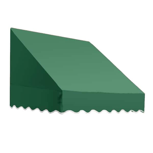 AWNTECH 10.38 ft. Wide San Francisco Window/Entry Fixed Awning (24 in. H x 48 in. D) Burgundy