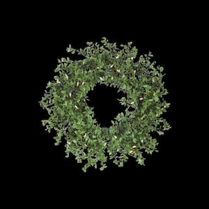 24 in. Artificial Boxwood Wreath