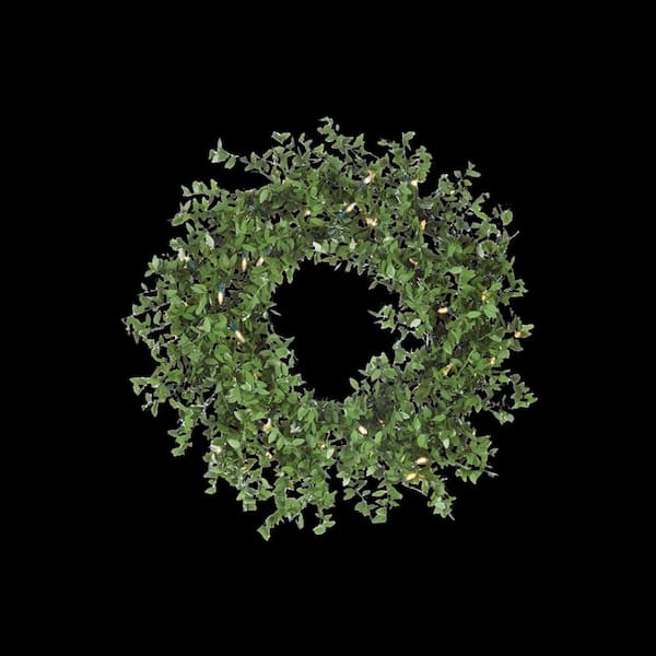 Sterling 24 in. Artificial Boxwood Wreath