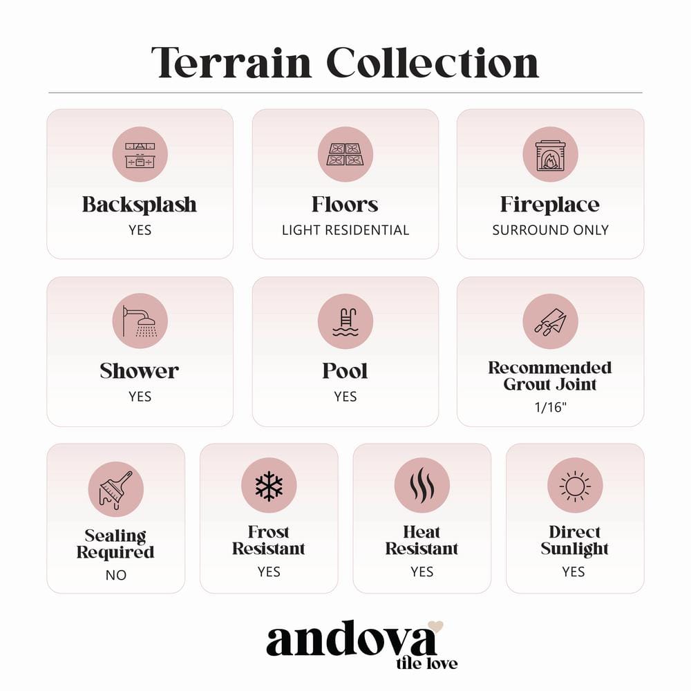 Cherri Hexagon Glass Mosaic Tile with Wood Look
