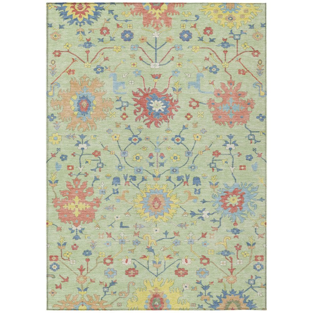 Chantille Machine Washable Indoor/Outdoor Abstract ACN2609 Mint 10 ft. x 14 ft. Area Rug price history on PriceWatchPro