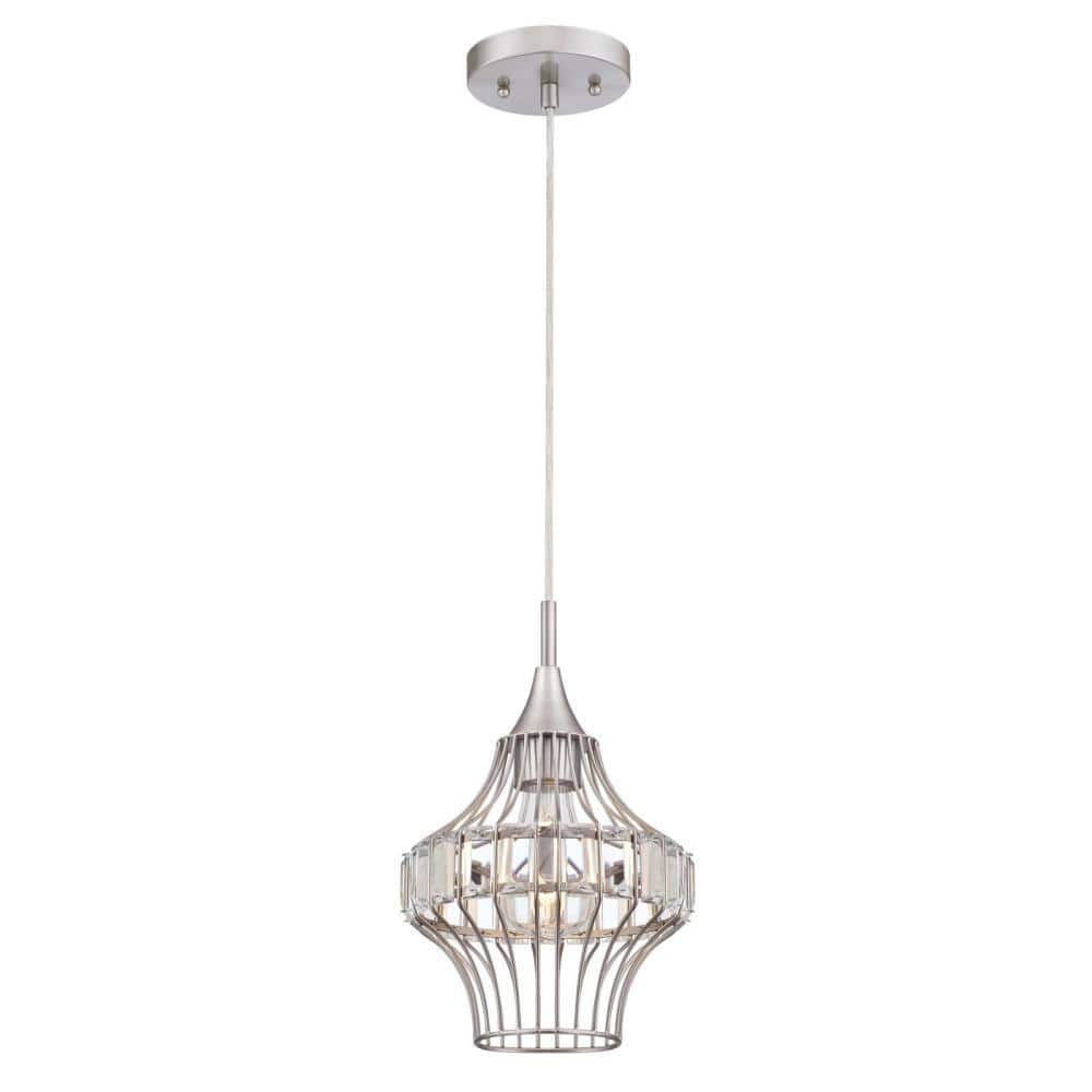 Reviews for Westinghouse Shannon 1-Light Brushed Nickel Mini Pendant ...