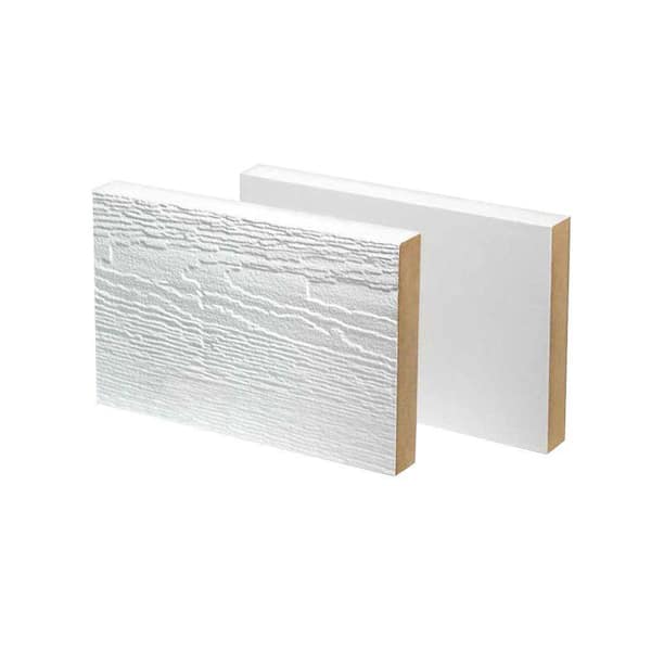 Unbranded 1 in. x 12 in. x 16 ft. MiraTEC MDF Reversible-Textured/Smooth Trimboard