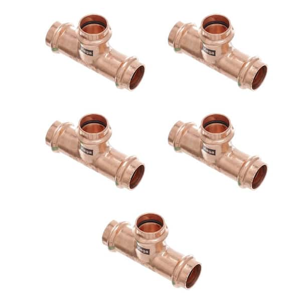 Viega ProPress 1/2 in. Press Copper Tee (5-Pack)