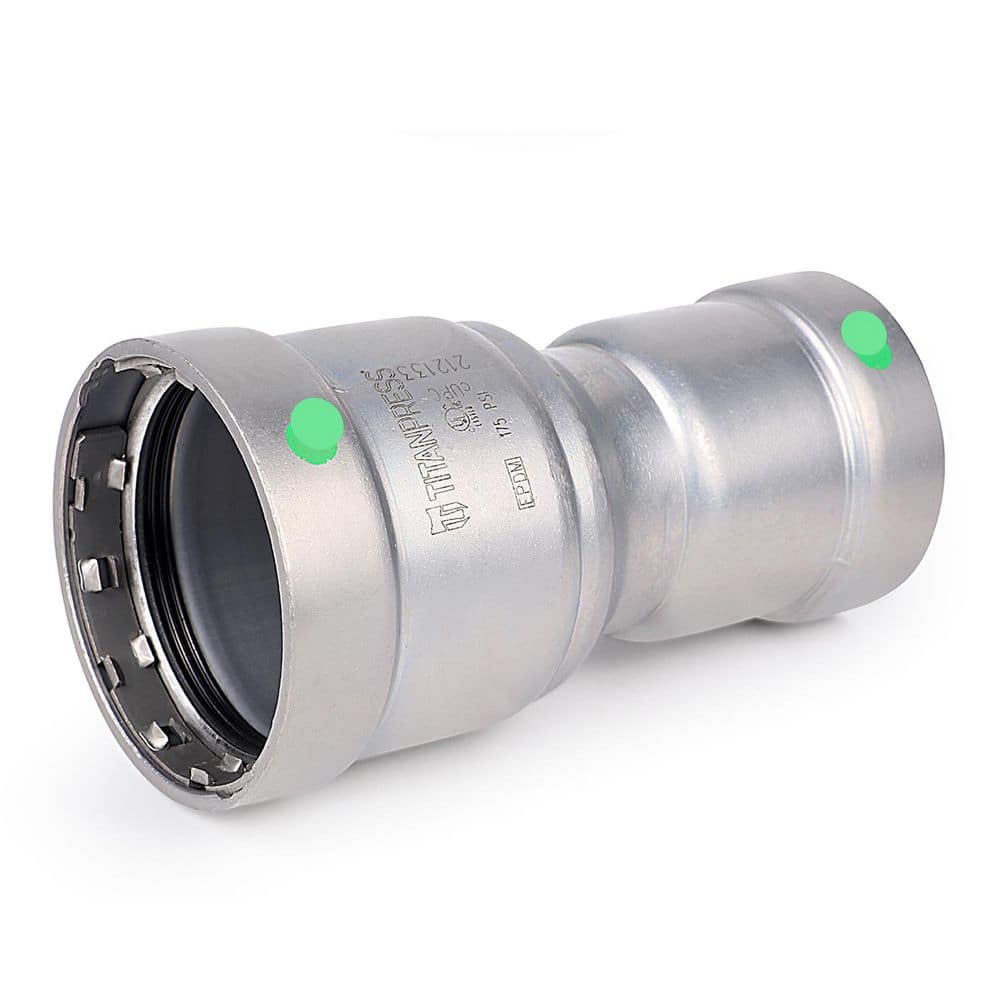 1-1/2 in. x 1-1/4 in. Carbon Steel Press Reducing Coupling EPDM Mechanical price history on PriceWatchPro